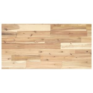 vidaXL Tampo p/ m&oacute;vel casa de banho 60x40x2 ac&aacute;cia maci&ccedil;a n&atilde;o tratada