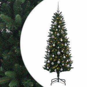 vidaXL &Aacute;rvore de Natal Artificial com Bolas 120 cm 150 LED