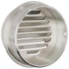 vidaXL Tampas de ventila&ccedil;&atilde;o de ar 2 pcs Prateado 200 mm A&ccedil;o inoxid&aacute;vel