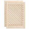 vidaXL Portas de arm&aacute;rio design treli&ccedil;a 2 pcs 49,5x69 cm pinho maci&ccedil;o