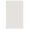 vidaXL Mesa de cabeceira 34,5x39x62 cm aço branco