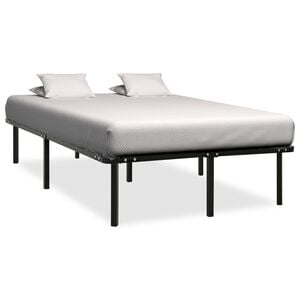 vidaXL Estrutura de cama 120x200 cm metal preto