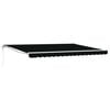 vidaXL Toldo Retr&aacute;til El&eacute;trico Preto 4 &times; 3,5 m