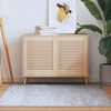 vidaXL Portas de arm&aacute;rio 2 pcs com design de persiana pinho maci&ccedil;o