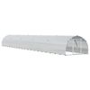 vidaXL Galinheiro Prateado 1000 x 150 x 100 cm A&ccedil;o Galvanizado