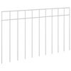 vidaXL Painel de Cerca para Jardim 24 unid. 50 x 30 cm A&ccedil;o Galvanizado