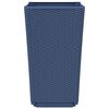 vidaXL Vasos/floreiras 2 pcs 32,5x32,5x57 cm PP cinzento azul