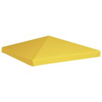 vidaXL Cobertura de gazebo 270 g/m² 3x3 m amarelo