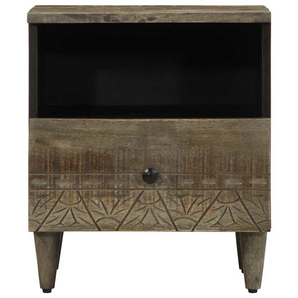 vidaXL Mesas de cabeceira cinzento claro 2 pcs 40x33x46 cm