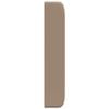 vidaXL Orelha de Cabeceira Castanho 80 x 16 x 4 cm PVC