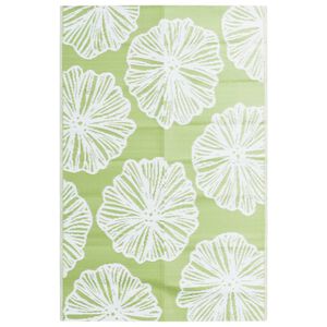 vidaXL Tapete de exterior 190x290 cm ARAKIL PP Verde
