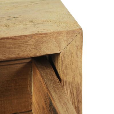vidaXL Mesas de cabeceira 2 pcs 40x30x50 cm madeira de teca maciça