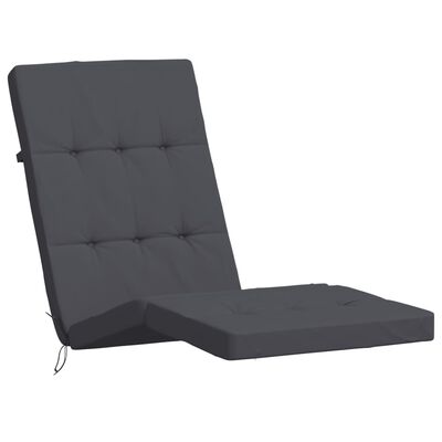 vidaXL Almofadões p/ cadeira de terraço 2 pcs tecido oxford antracite