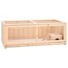 vidaXL Gaiola para hamster 104x52x38 cm madeira de abeto maci&ccedil;a