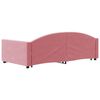 vidaXL Sof&aacute;-cama com gavet&atilde;o 100x200 cm veludo rosa