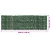 vidaXL Tela de varanda com folhas verde-escuras 500x150 cm