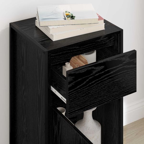 vidaXL Buffet Carvalho Preto 81 x 36 x 150,5 cm Madeira processada