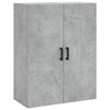 vidaXL Arm&aacute;rio de parede 69,5x34x90 cm cinzento cimento
