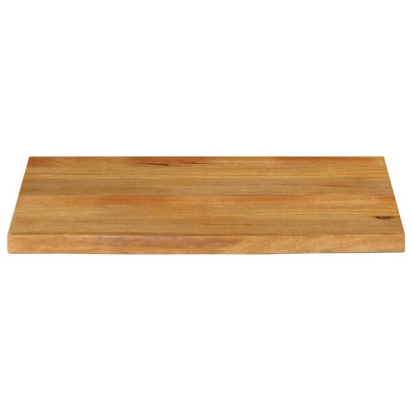 vidaXL Tampo de mesa c/ borda viva 90x60x2,5 cm mangueira maci&ccedil;a