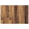 vidaXL Cabeceira com Arm&aacute;rio 3 pcs Madeira Antiga Madeira processada