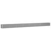 vidaXL Floreira Cinzento-claro 770 x 50 x 45 cm A&ccedil;o Galvanizado