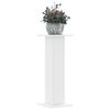 vidaXL Suportes p/ plantas 2 pcs 30x30x80 cm derivados madeira branco