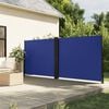 vidaXL Toldo lateral retr&aacute;til 160x1000 cm azul