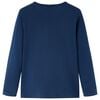 T-shirt de manga comprida para crian&ccedil;a azul marinho 128