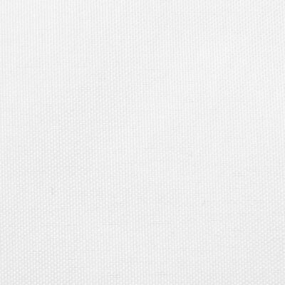 vidaXL Para-sol estilo vela tecido oxford retangular 3x4,5 m branco