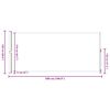 vidaXL Toldo lateral retr&aacute;til para p&aacute;tio 220x500 cm castanho
