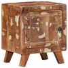 vidaXL Mesa de cabeceira 40x32x46 cm madeira recuperada maci&ccedil;a
