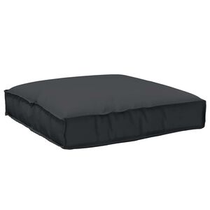 vidaXL Almofada Tecido Oxford Preto 80 x 80 x 12 cm