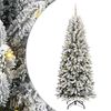 vidaXL &Aacute;rvore de Natal Artificial Branco 240 cm