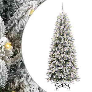 vidaXL &Aacute;rvore de Natal Artificial Branco 240 cm