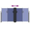 vidaXL Toldo lateral retr&aacute;til 120x1200 cm azul