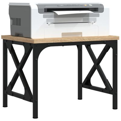 vidaXL Suporte de impressora 40x30x31 cm deriv.madeira carvalho sonoma