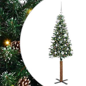 vidaXL &Aacute;rvore de Natal Slim Verde 150 cm