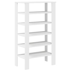 vidaXL Sapateira 61x32x105 cm derivados de madeira branco