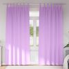 vidaXL Cortinas Blackout com Argolas 2 pcs Roxo 245 x 140 cm Poli&eacute;ster