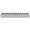 vidaXL Ottoman Bed Frame No Colchão Cinzento Claro 100x200 cm Veludo