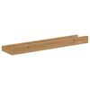 vidaXL Prateleira de Parede 4 pcs Castanho 40 x 9 x 3 cm