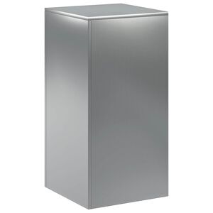 vidaXL Suporte para Plantas Prateado 40 x 40 x 80 cm A&ccedil;o