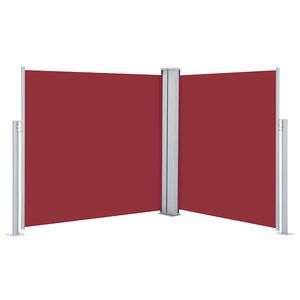 vidaXL Toldo lateral retr&aacute;til 120x600 cm vermelho