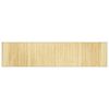vidaXL Tapete retangular 70x300 cm bambu cor natural clara