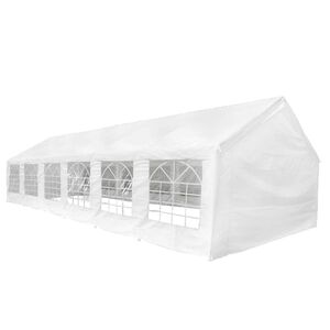 vidaXL Tenda de festa 12 x 6 m branco