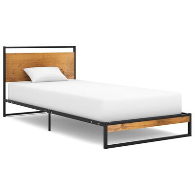 vidaXL Estrutura de cama 90x200 cm metal