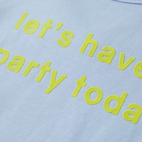 T-shirt para crian&ccedil;a azul 128