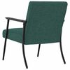 vidaXL poltrona Verde Escuro 59 x 75 x 78 cm tecido