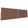 vidaXL Toldo lateral retr&aacute;til 160x600 cm castanho