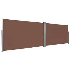 vidaXL Toldo lateral retr&aacute;til 160x600 cm castanho